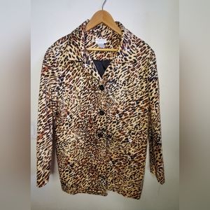 Worthington Stretch Women's Animal Print Jacket